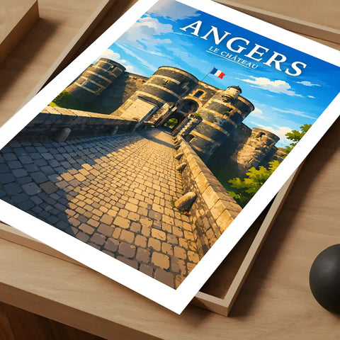 Affiche Angers Le Château
