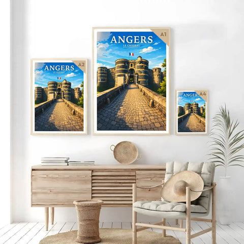 Affiche Angers Le Château