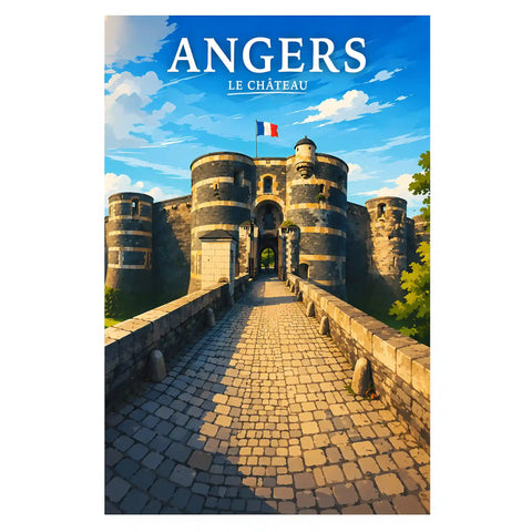 Affiche Angers Le Château
