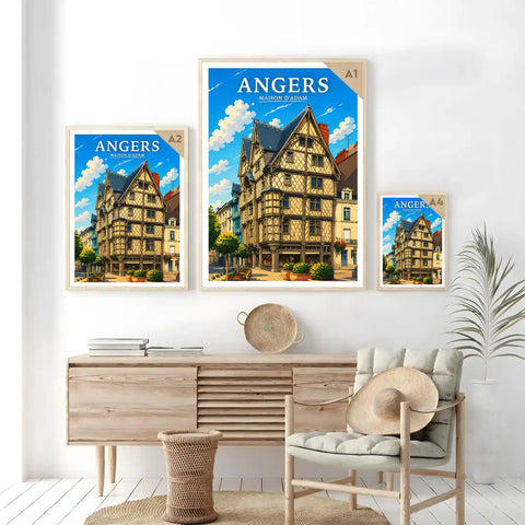 Affiche Angers Maison d'Adam
