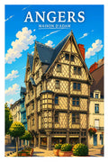 Affiche Angers Maison d'Adam