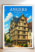 Affiche Angers Maison d'Adam