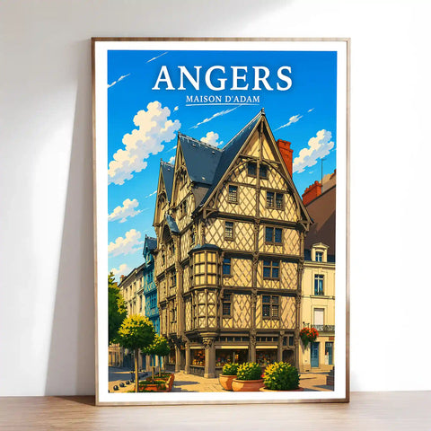 Affiche Angers Maison d'Adam