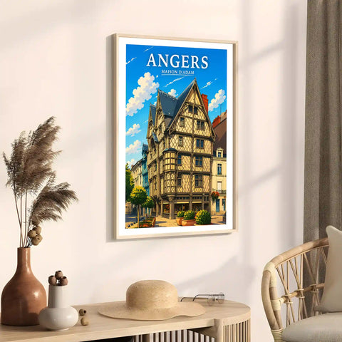 Affiche Angers Maison d'Adam