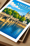 Affiche Angers Pont de Verdun