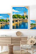 Affiche Angers Pont de Verdun