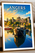 Affiche Angers Port de la Savatte