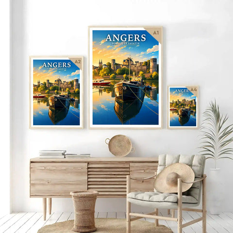 Affiche Angers Port de la Savatte