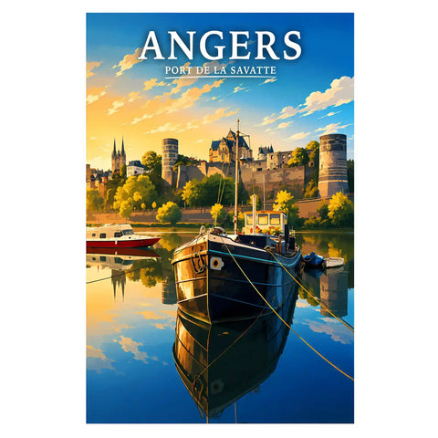 Affiche Angers Port de la Savatte