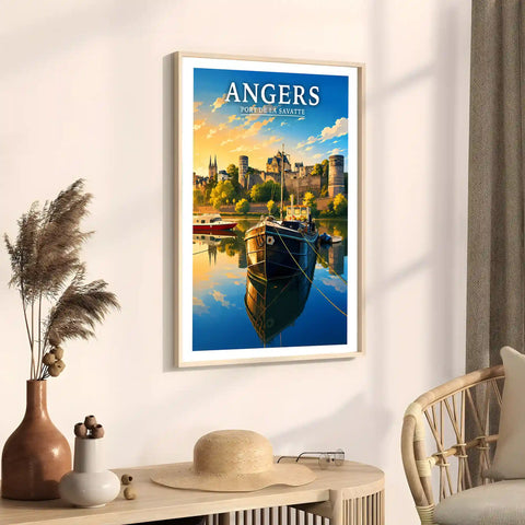 Affiche Angers Port de la Savatte