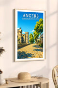 Affiche Angers Promenade du Bout-du-Monde