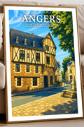 Affiche Angers Quartier de la Doutre