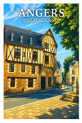Affiche Angers Quartier de la Doutre