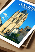 Affiche Angers Tour Saint-Aubin