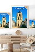 Affiche Angers Tour Saint-Aubin