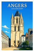Affiche Angers Tour Saint-Aubin