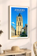 Affiche Angers Tour Saint-Aubin