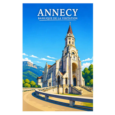 Affiche - Annecy - Basilique de la Visitation