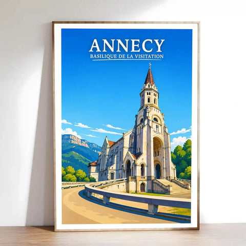 Affiche - Annecy - Basilique de la Visitation