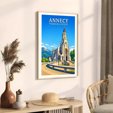 Affiche - Annecy - Basilique de la Visitation