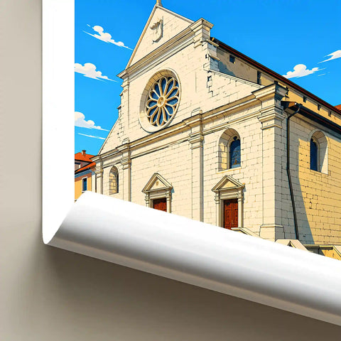 Affiche - Annecy - Cathédrale Saint-Pierre