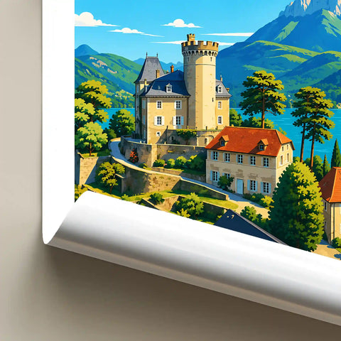 Affiche - Annecy - Château de Duingt
