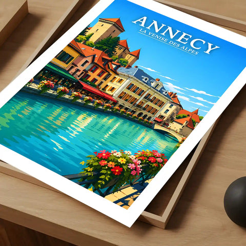 Affiche - Annecy - La Venise des Alpes
