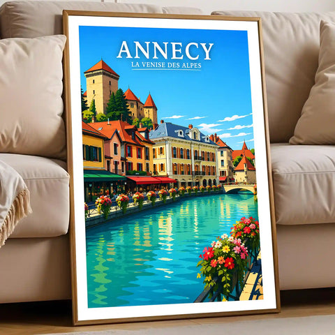 Affiche - Annecy - La Venise des Alpes