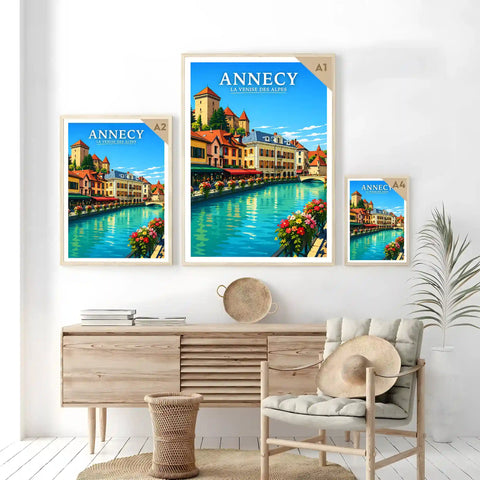 Affiche - Annecy - La Venise des Alpes