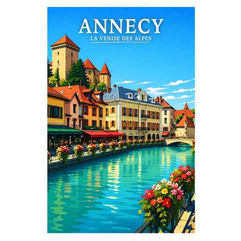 Affiche - Annecy - La Venise des Alpes
