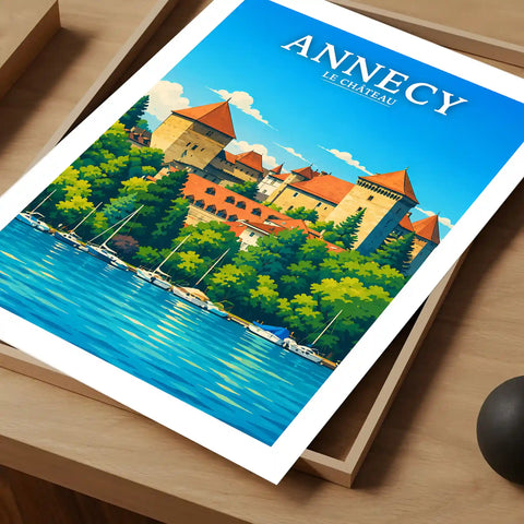 Affiche - Annecy - Le Château