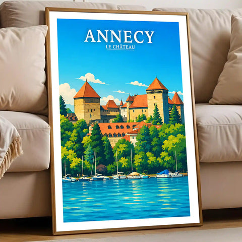 Affiche - Annecy - Le Château