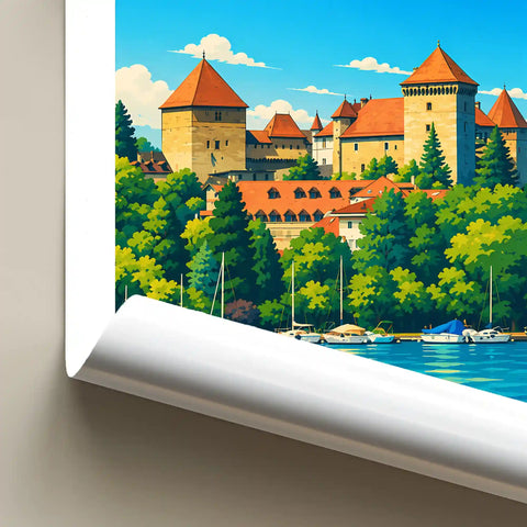 Affiche - Annecy - Le Château
