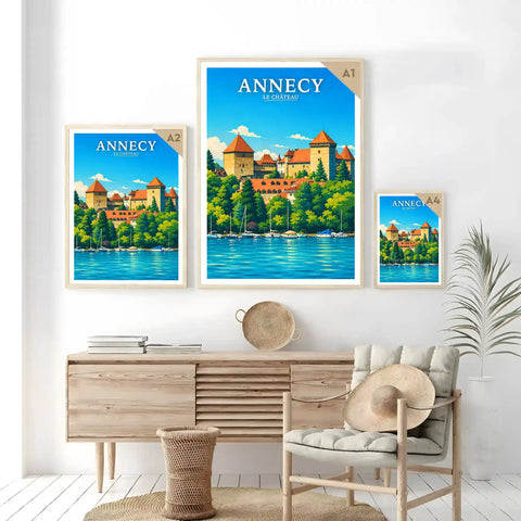 Affiche - Annecy - Le Château