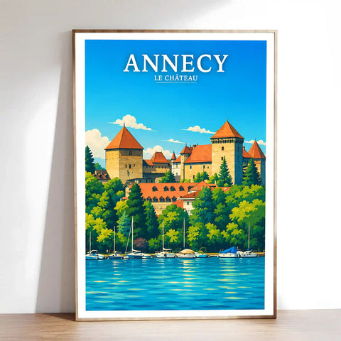 Affiche - Annecy - Le Château