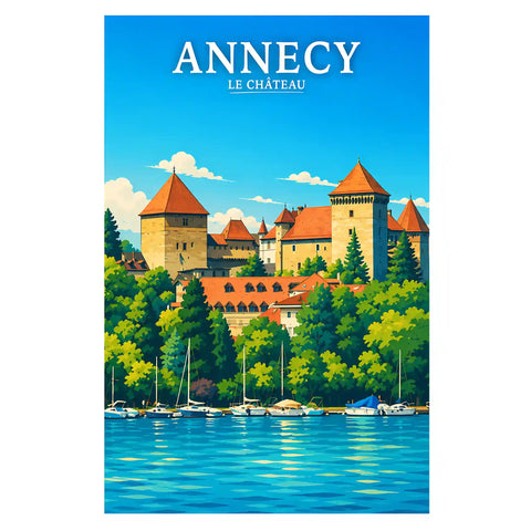Affiche - Annecy - Le Château