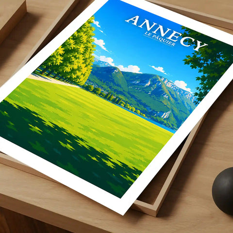 Affiche - Annecy - Le Pâquier