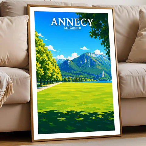 Affiche - Annecy - Le Pâquier