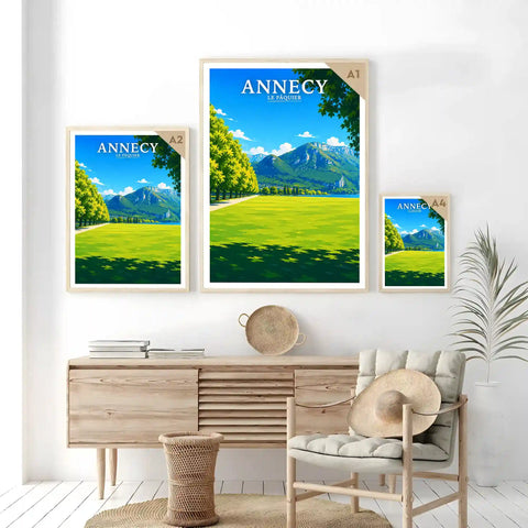 Affiche - Annecy - Le Pâquier