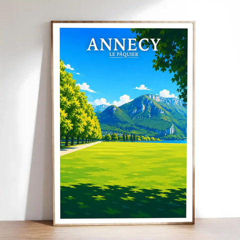 Affiche - Annecy - Le Pâquier