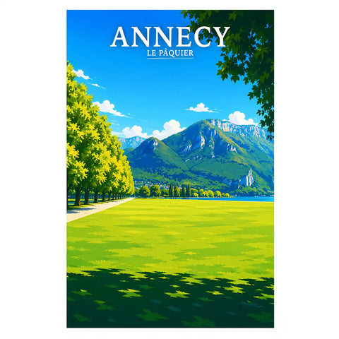 Affiche - Annecy - Le Pâquier