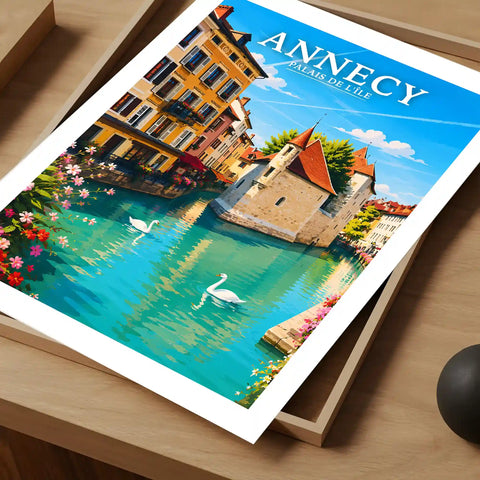 Affiche - Annecy - Palais de l'Île