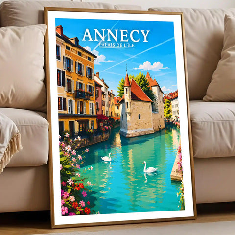 Affiche - Annecy - Palais de l'Île