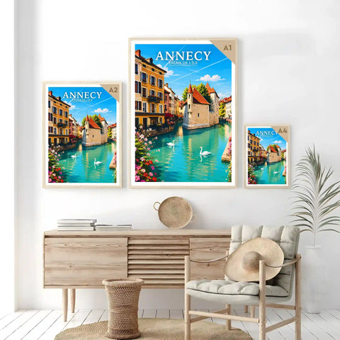Affiche - Annecy - Palais de l'Île