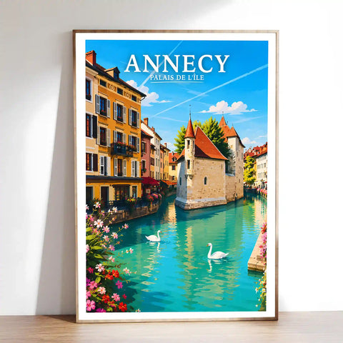 Affiche - Annecy - Palais de l'Île