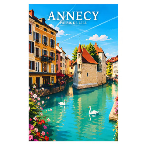 Affiche - Annecy - Palais de l'Île