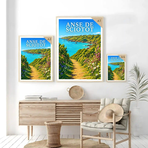 Affiche - Anse de Sciotot