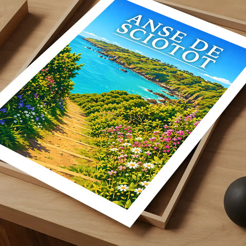 Affiche - Anse de Sciotot