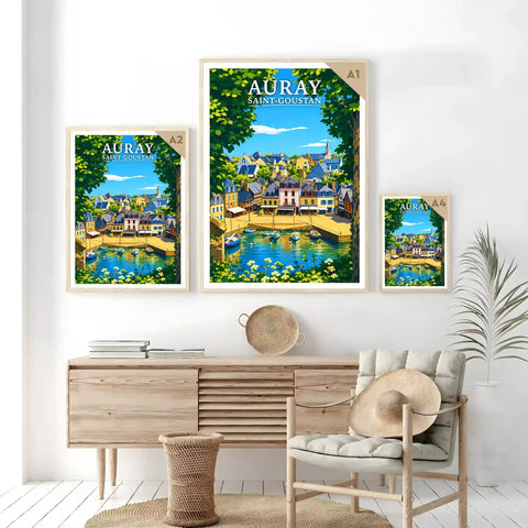 Affiche - Auray - Saint-Goustan