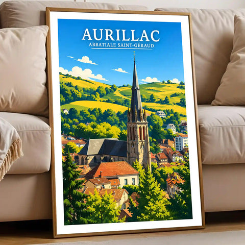Affiche - Aurillac - Abbatiale Saint-Géraud